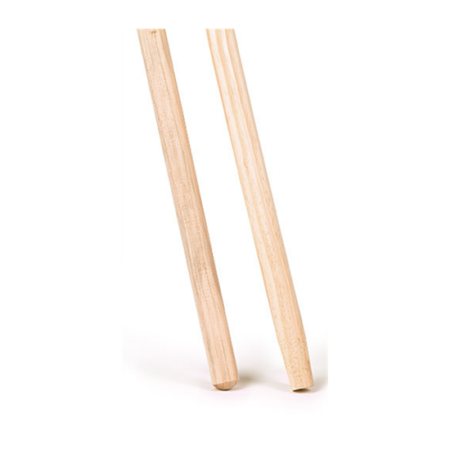 Bezemsteel hout gepunt 150cm x24 mm FSC | Luva