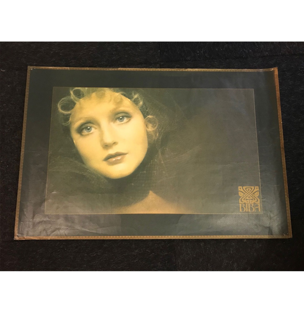 Biba Ingrid Boulding Art Poster - 1970 - 76 x 51 cm | Bennies Fifties