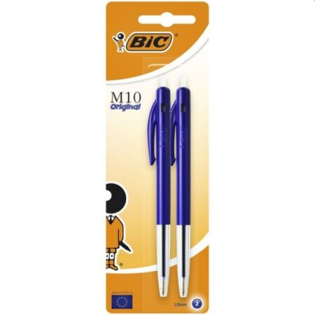 Bic balpen m10 blauw 2 stuks |