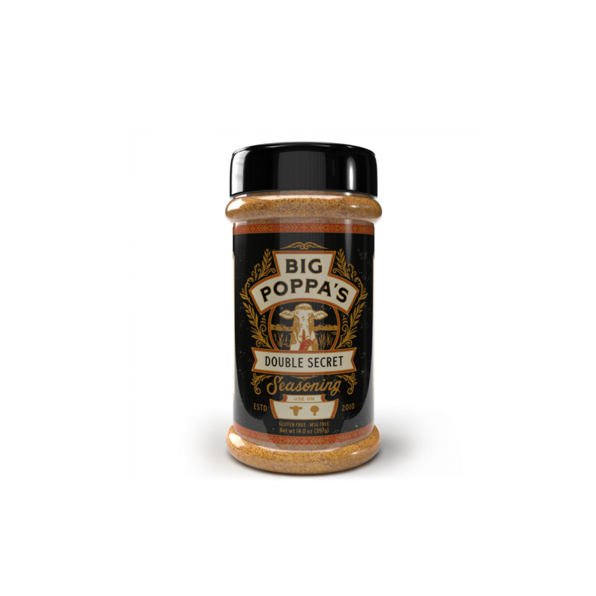 Big Poppa Smokers Double Secret steak Rub 14oz | Big Poppa