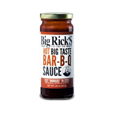 Big Rick's Hot BBQ Saus - Pittige barbecuesaus - 567 g | MegaGadgets.nl