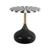 Bijzettafel Candy Swirl - Zwart | Fiftiesstore