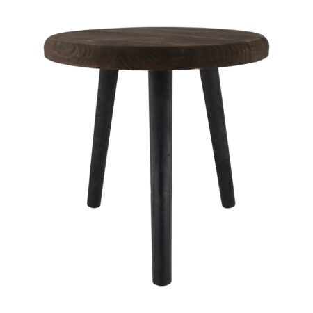 Bijzettafel paulowniahout Ø38xh38cm | Dijk Natural Collections