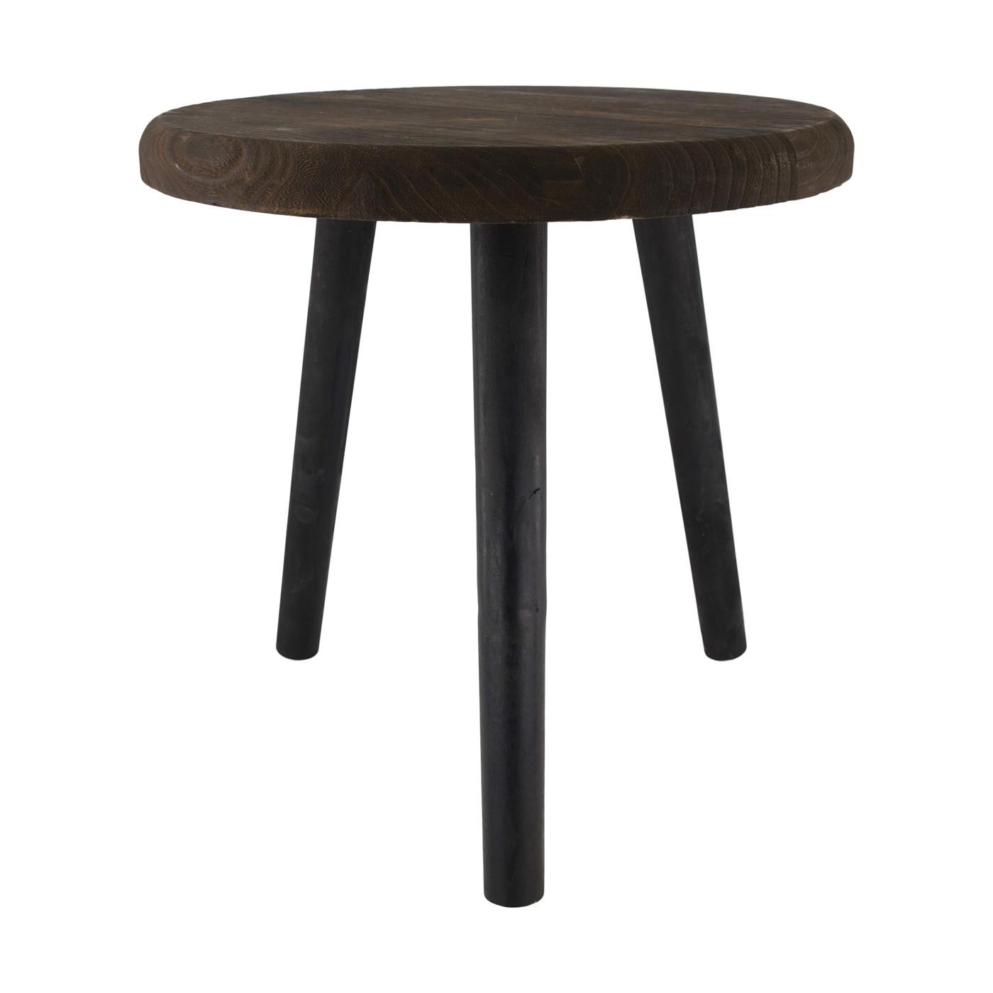 Bijzettafel paulowniahout Ø38xh38cm | Dijk Natural Collections