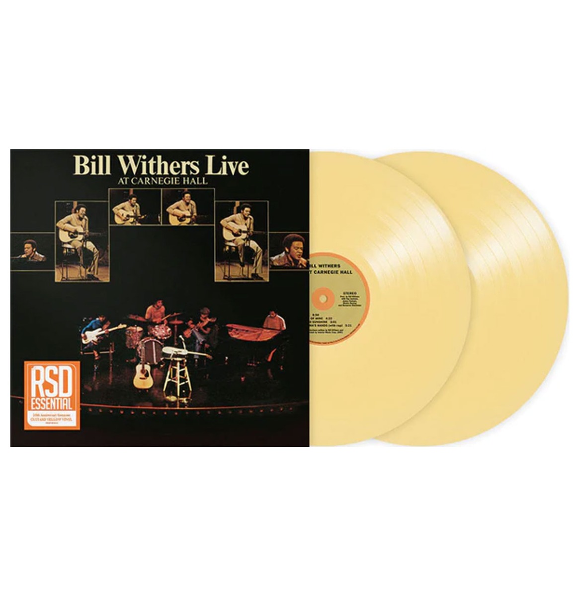 Bill Withers - Live At Carnegie Hall 2- - Beperkte Oplage - Geel Custard Gekleurd Vinyl - Record Store Day 2023 (LP) | Fiftiesstore