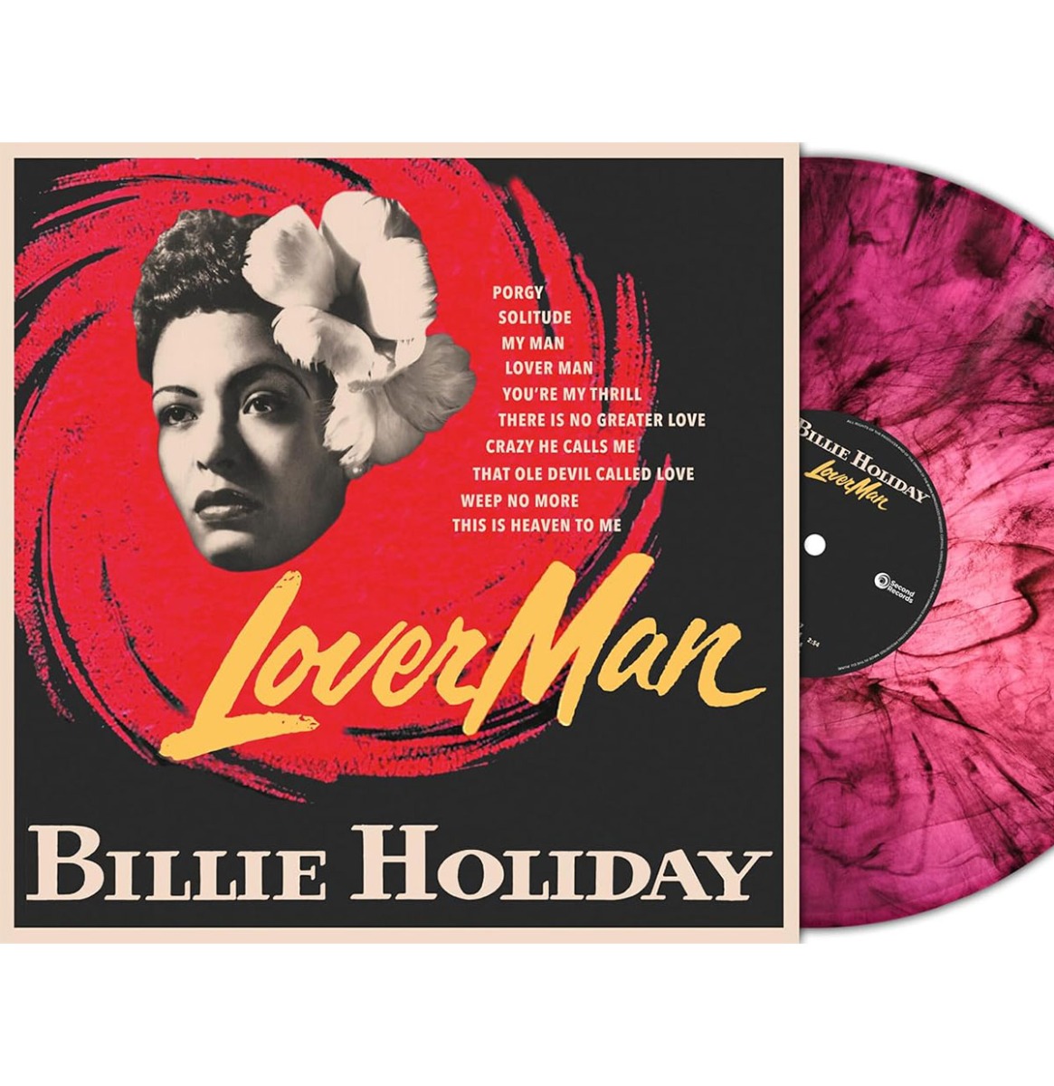 Billie Holiday - Lover Man (Gekleurd Vinyl) (LP) | Fiftiesstore