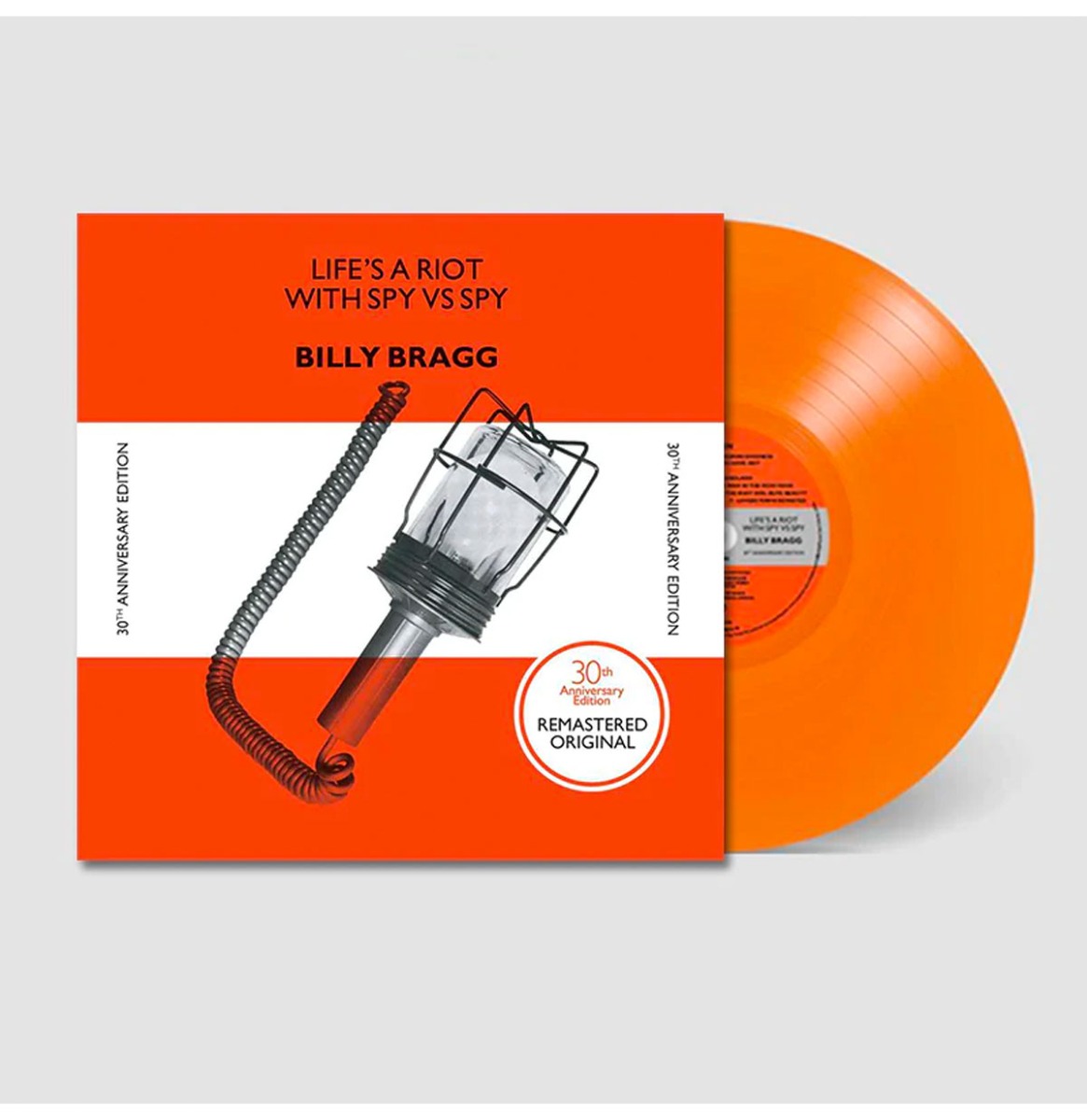 Billy Bragg - Life's A Riot With Spy Vs. Spy: 30th Anniversary Edition (Coloured Vinyl) (Record Store Day 2022) (LP) | Fiftiesstore