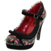 Black Pat Cherries Print High Heels-35 | 49% korting | Fiftiesstore