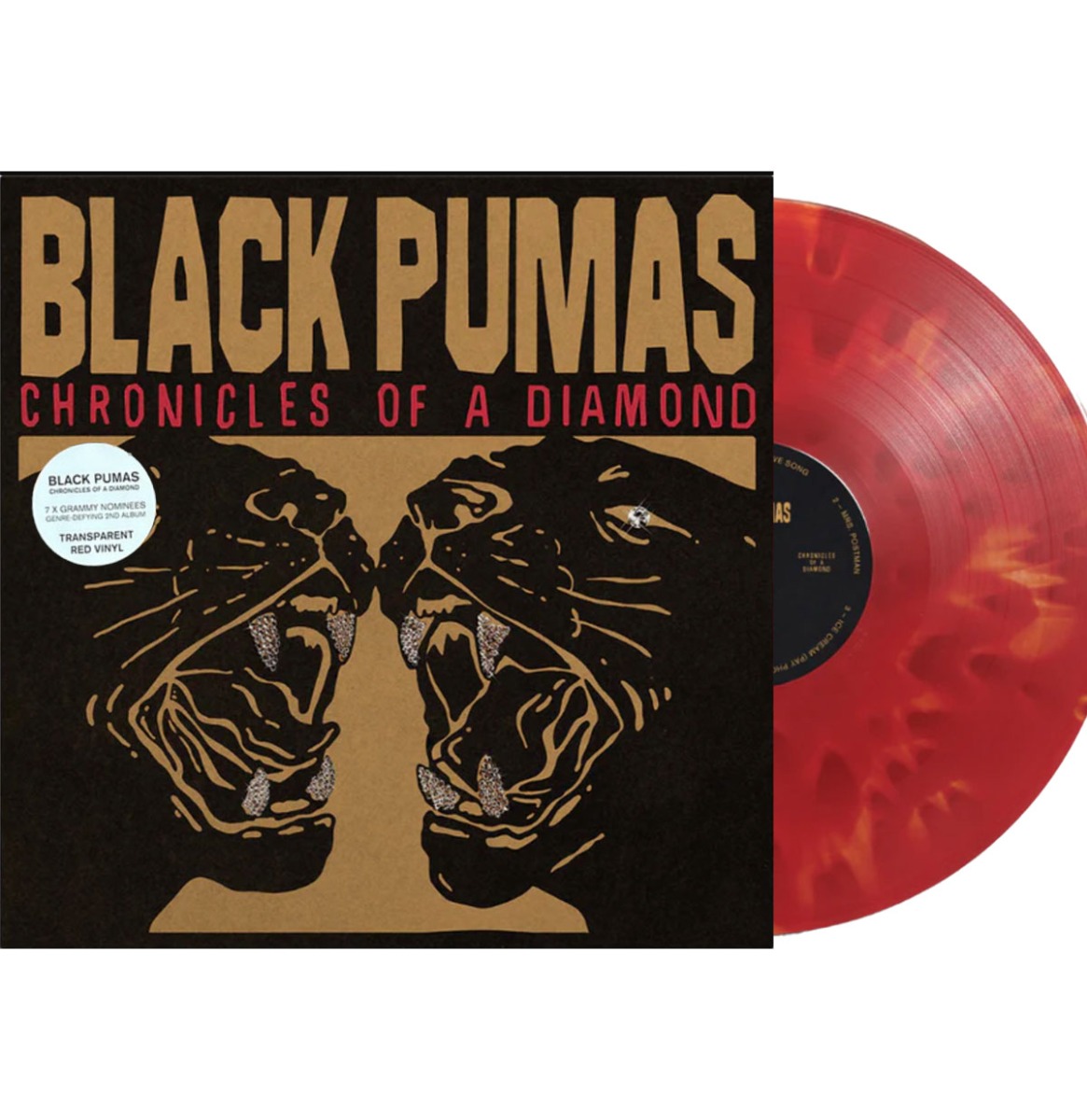 Black Pumas - Chronicles Of A Diamond (Rood Vinyl) (LP) | Fiftiesstore