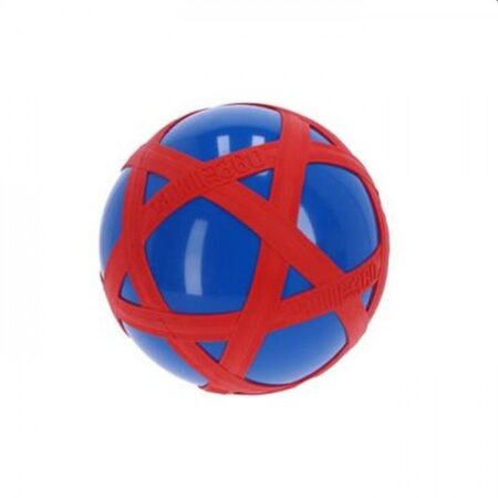 Blauwe Crossbal met Rode Rubberband |