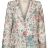 Blazer Bloemen Lila Mint | Fashionize