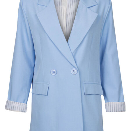 Blazer Double Breasted Blauw | Fashionize