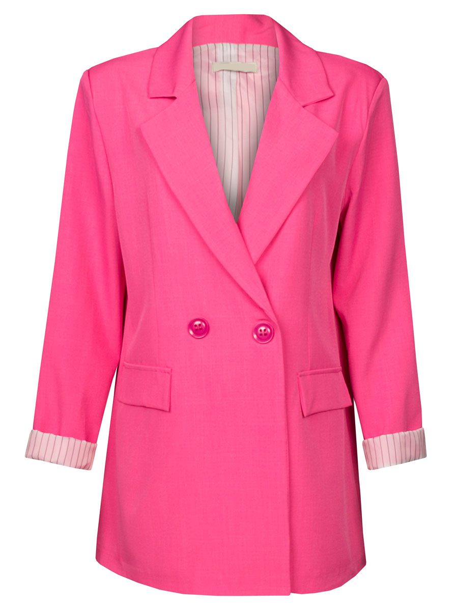 Blazer Double Breasted Roze | Fashionize