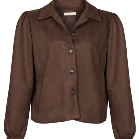 Blazer Suède Bruin | Fashionize