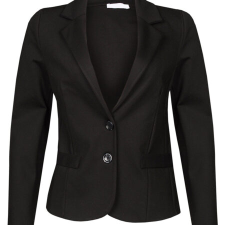 Blazer Susan Stretch Zwart | Fashionize