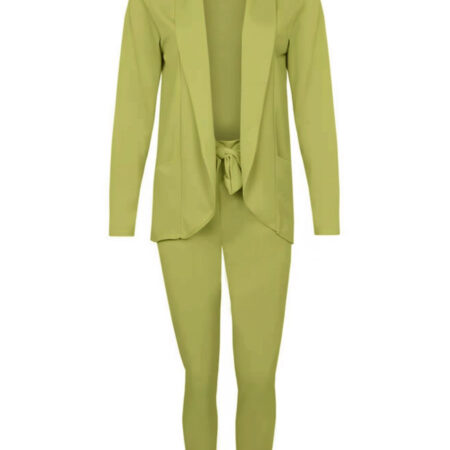 Blazer en Broek Lime Groen | Fashionize