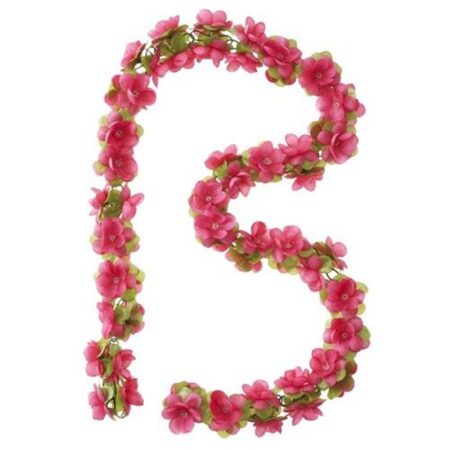 Bloemenslinger Garland Rozen Fuchsia | Basil
