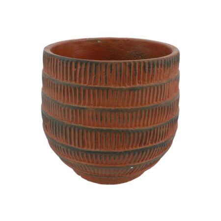 Bloempot Cissane Ø8xh7.5cm terracotta | HBX natural living