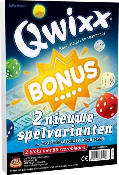 Bloks Qwixx Bonus | White Goblin Games