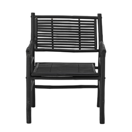 Bloomingville Fauteuil Coen Bamboe - Zwart | Bloomingville