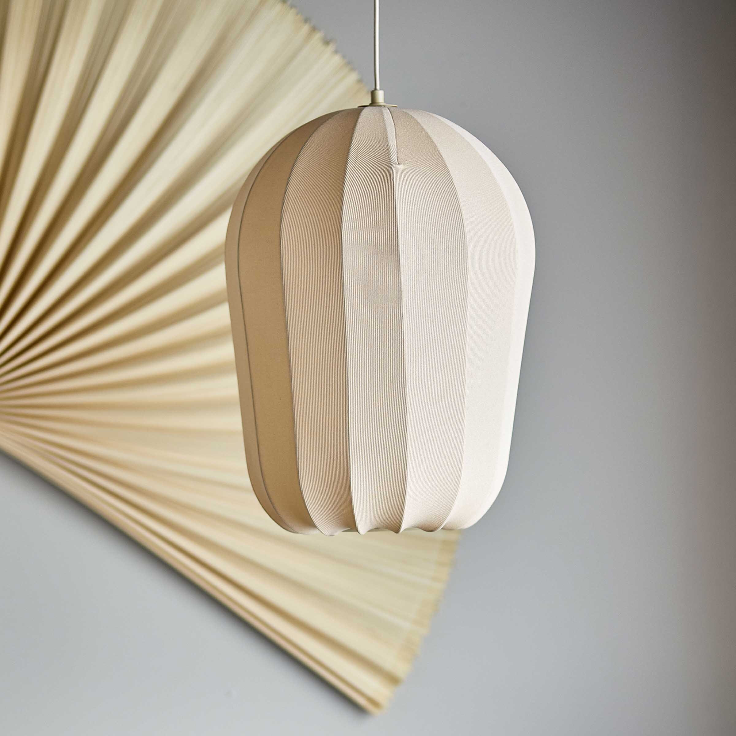 Bloomingville Hanglamp Naluna stof 50cm - Nature | Bloomingville
