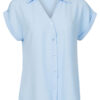Blouse Basic Blauw | Fashionize