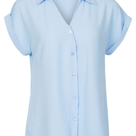 Blouse Basic Blauw | Fashionize