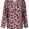 Blouse Bladeren Navy | Fashionize