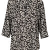 Blouse Bloemetjes Zwart | Fashionize