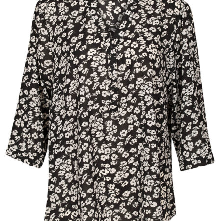 Blouse Bloemetjes Zwart | Fashionize