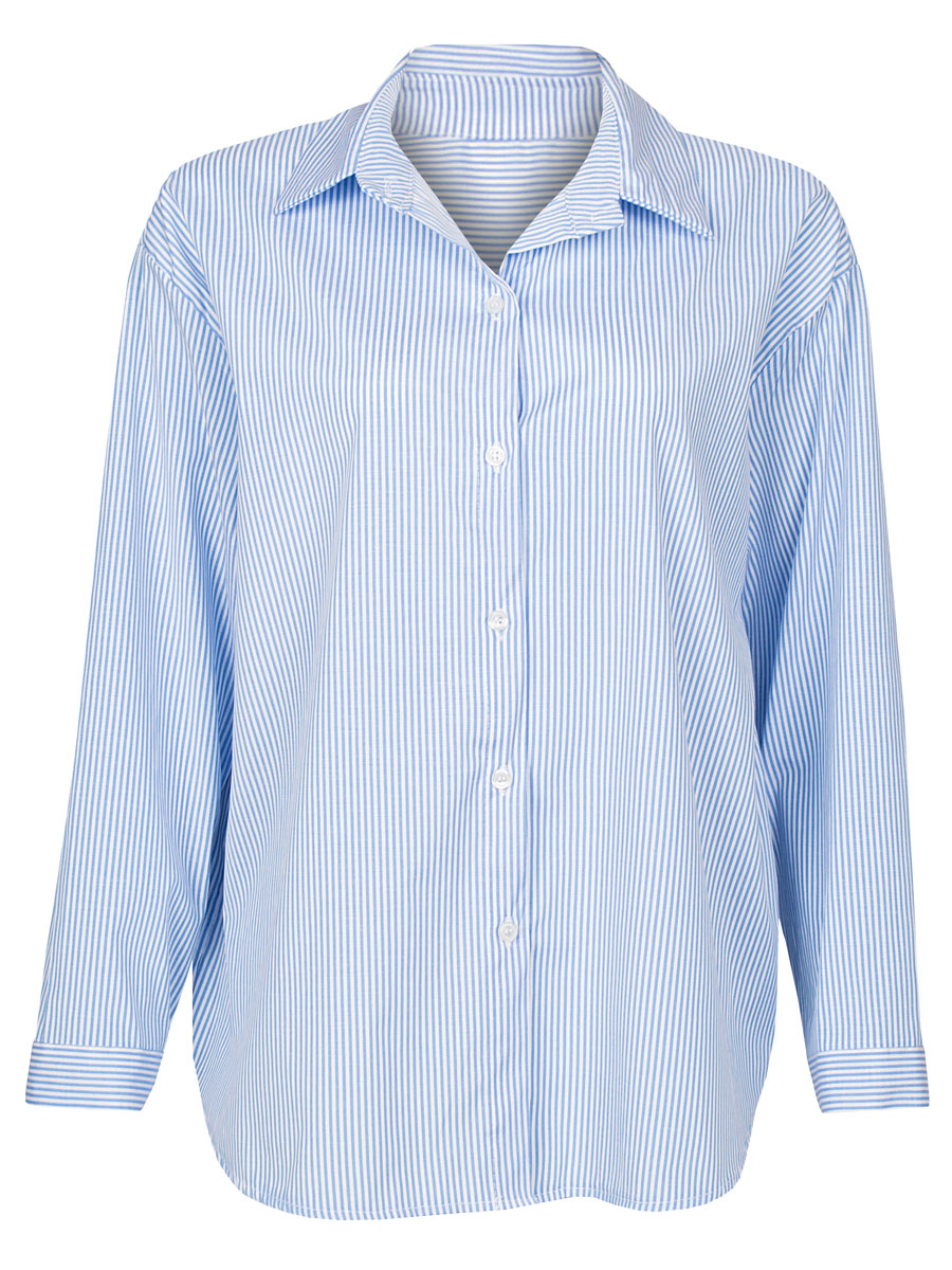 Blouse Gestreept Blauw | Fashionize