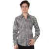 Blouse Houndstooth Black White-S | 41% korting | Fiftiesstore