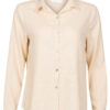 Blouse Katoen Linnen Beige | Fashionize