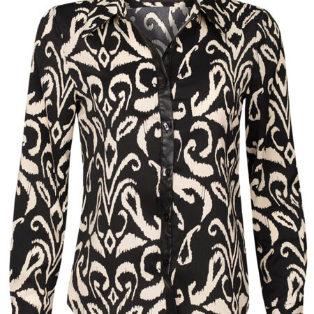 Blouse Manon Zwart | Fashionize