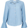 Blouse Wrinkled Blauw | Fashionize