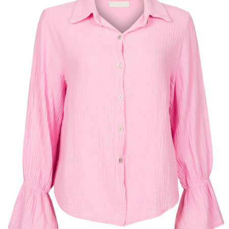 Blouse Wrinkled Roze | Fashionize