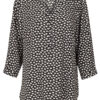 Blouse Zwart Print | Fashionize
