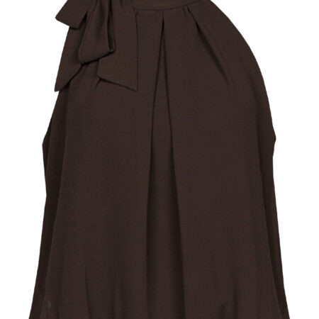 Blousetop Strik Bruin | Fashionize