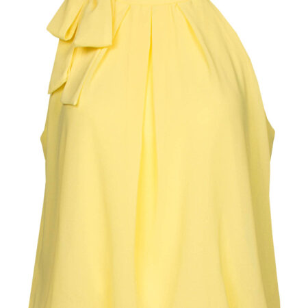 Blousetop Strik Geel | Fashionize