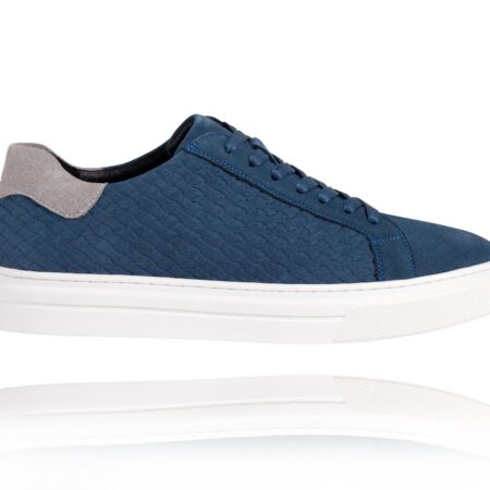 Blue Essential Sneakers Lureaux - Handgemaakte Nette Schoenen Voor Heren | Lureaux