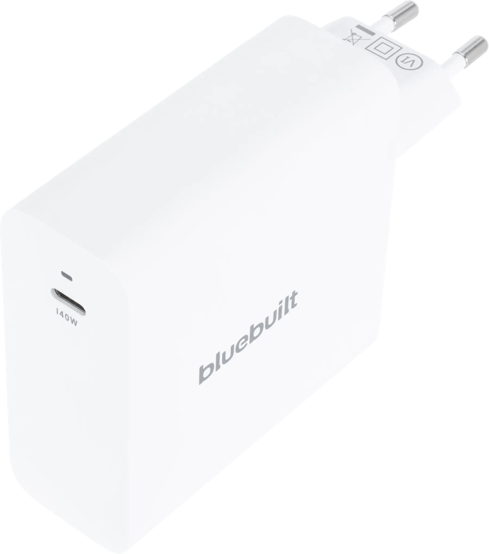 BlueBuilt 140W GaN Usb C Oplader Wit