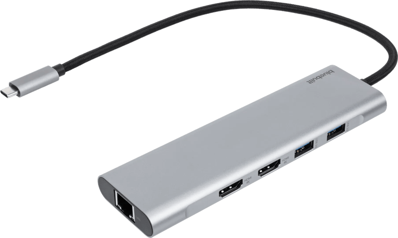 BlueBuilt 9-in-1 Dual HDMI Docking Station met Usb C