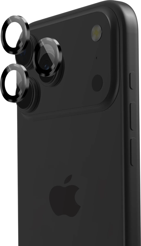 BlueBuilt Aluminium Camera Lens Protector Apple iPhone 17 Pro/17 Pro Max Black