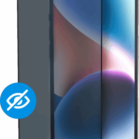 BlueBuilt Apple iPhone 15 Privacy Filter Screenprotector Glas