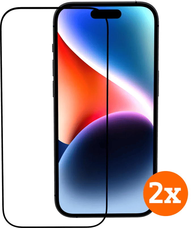 BlueBuilt Apple iPhone 15 Screenprotector Glas Duo Pack