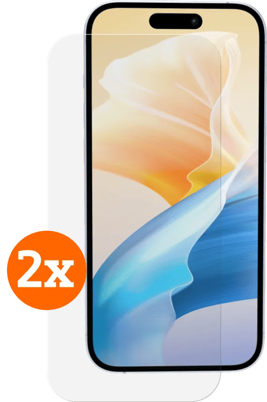 BlueBuilt Apple iPhone 16 Pro Max Screenprotector Glas Duo Pack
