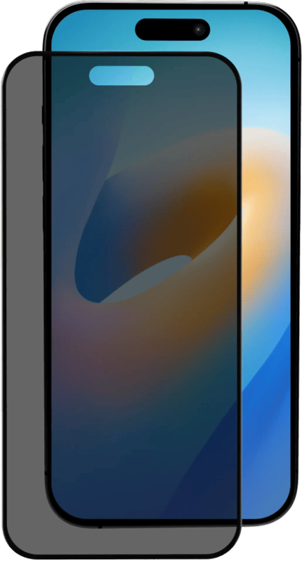 BlueBuilt Apple iPhone 16 Pro Privacy Filter Screenprotector Glas