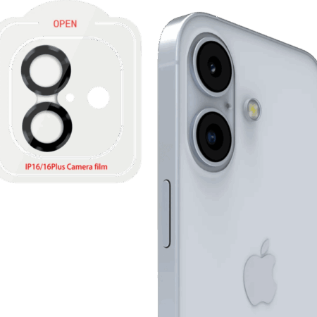 BlueBuilt Apple iPhone 16/16 Plus Camera Lens Protector Aluminium