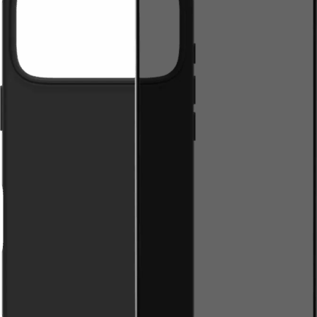 BlueBuilt Back Cover iPhone 17 Pro Zwart + BlueBuilt iPhone 17 Pro Privacy Screenprotector Glas
