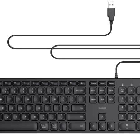 BlueBuilt Bedraad Toetsenbord QWERTY + Filum Bedrade Muis